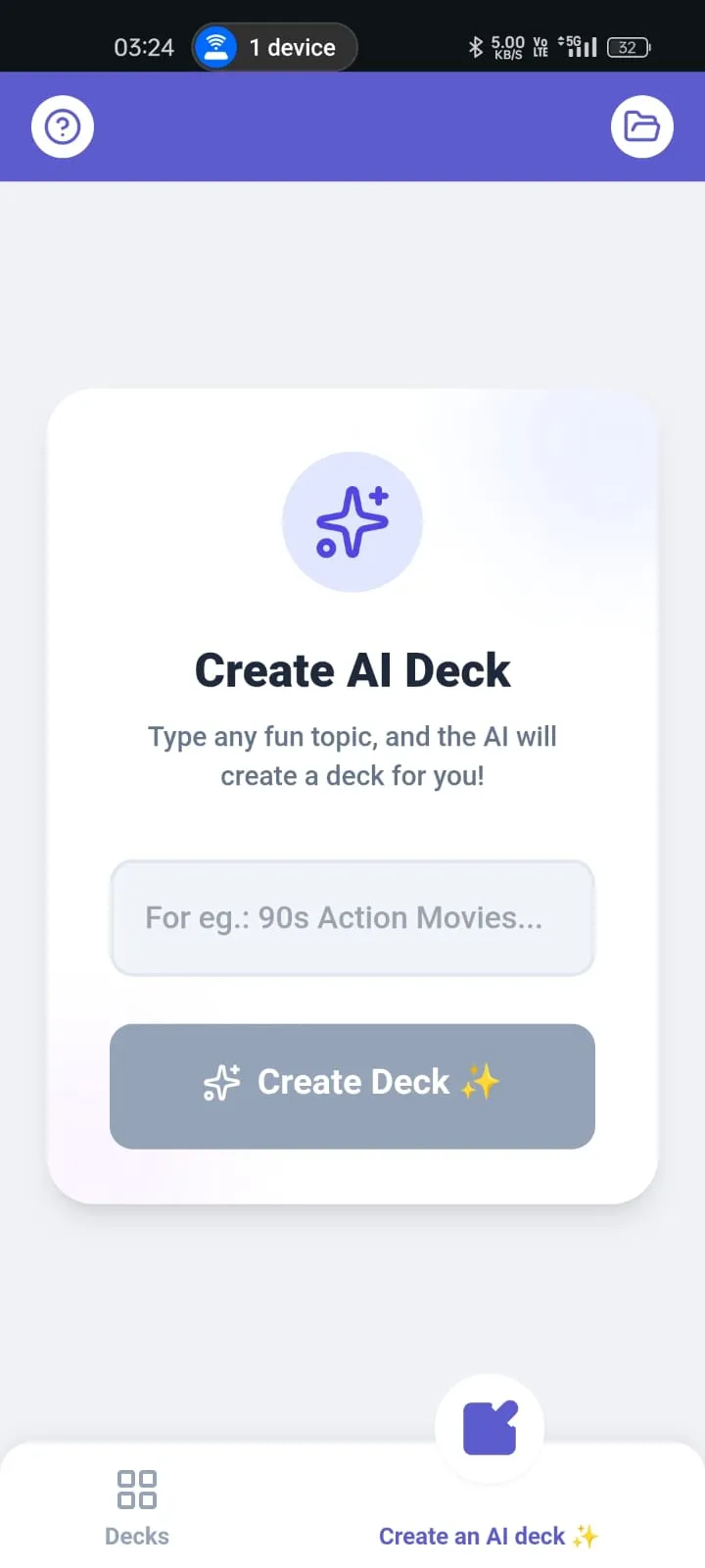 Party Charades AI Deck